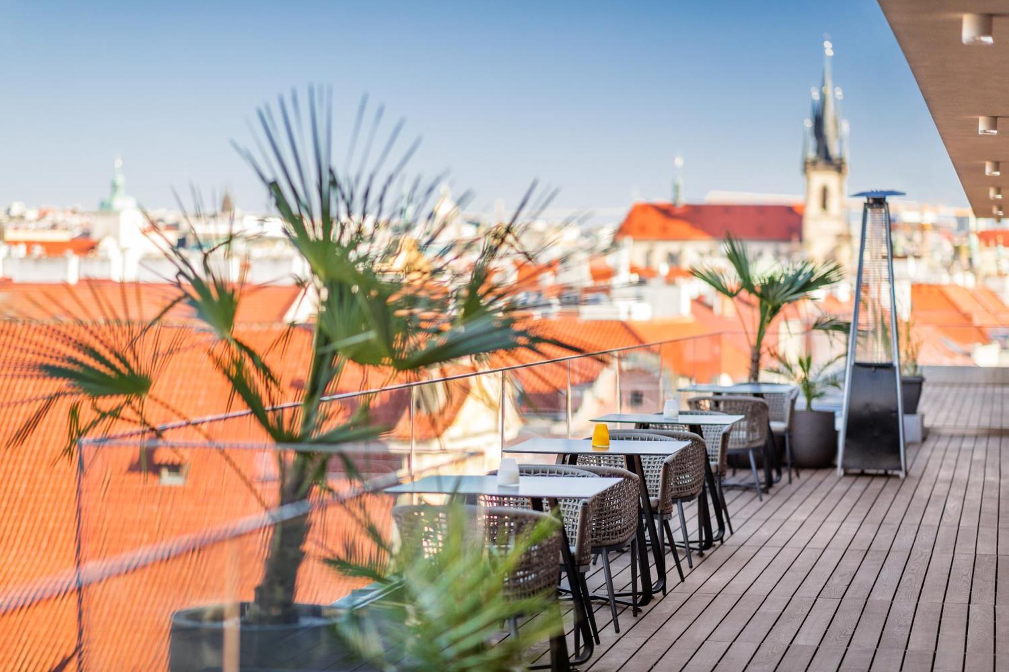 The President Hotel Prague Ngoại thất bức ảnh Rooftop bar